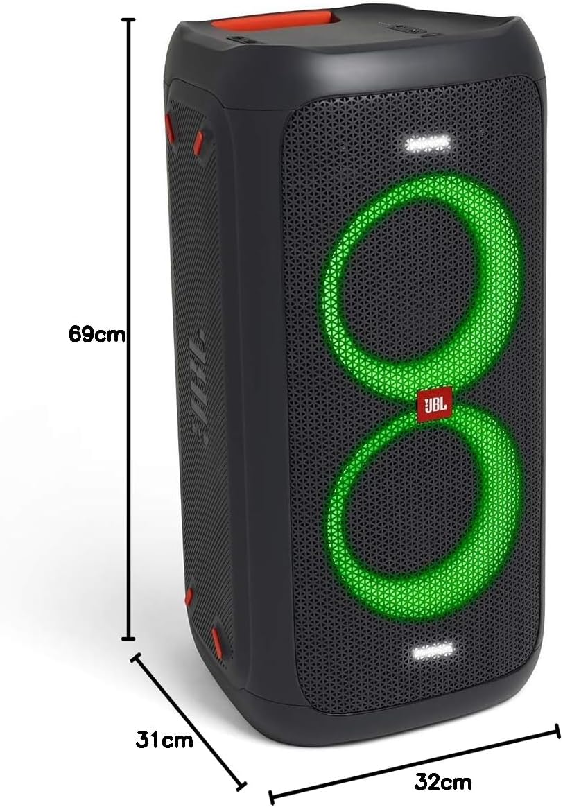 JBL Partybox 100 Portable Bluetooth Party Speaker with Dynamic Light Show - Black