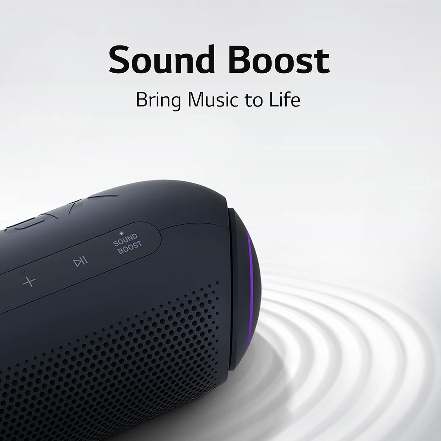 LG XBOOM Go PL5 Portable Wireless Bluetooth Speaker with up to 18 hours all day battery life, IPX5 Water-Resistant, Party Bluetooth Speaker, Black