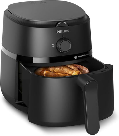 Philips Airfryer L - 1500W, 50/60Hz, 4.1L, 0.8KGs, 12-in-1 Cooking Functions,Rapid Air Technology, Black - NA120/00 - T