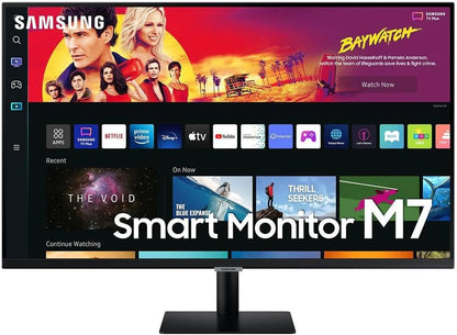 Samsung 32-Inch 4K Monitor with Smart TV Experience, 4ms GtG, 60hz Refresh Rate, Local Warranty