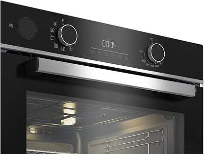 Beko Electric Digital Built-In Oven With Grill, 72 Liter, 60 cm, Black - BBIS13300XMSE