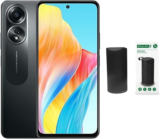 OPPO A58 SmartPhone 4G Glowing Black 128GB 8GB UAE VERSION