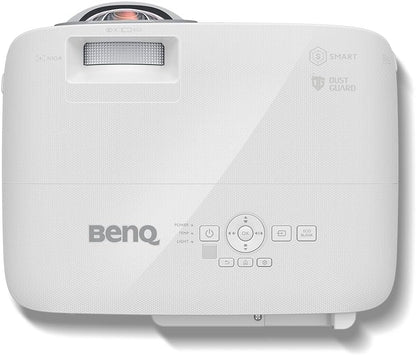 BenQ EW800ST WXGA Short Throw Smart Projector, DLP, Meeting Room Projector, 3300 ANSI Lumens, USB