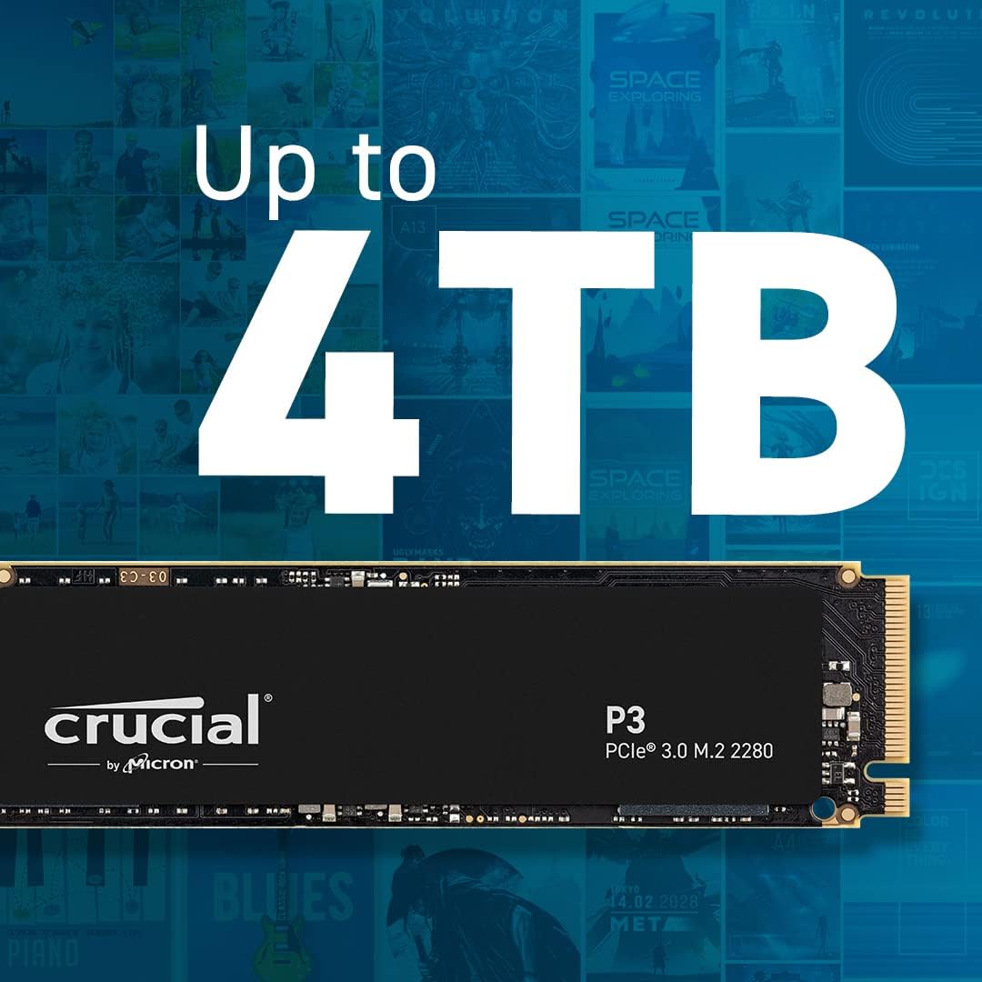 Crucial_SSD Storage-500GB NVMe " M2 P3