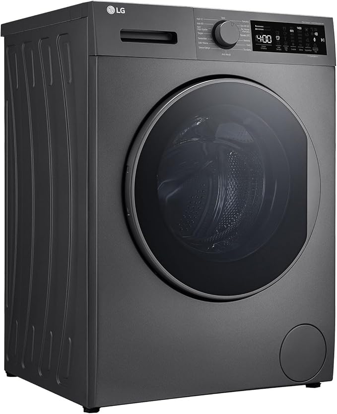 LG Washing Machine 9kg F4T2VYM1S.ADSPEEC, Black