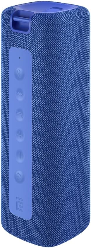 Xiaomi Mi Bluetooth Portable Speaker, 13 Hours Playtime, Built in Microphone, IPX7 Waterproof, Portable Wireless Speaker with Strong Stereo Sound Blue, MDZ-36-DB - T