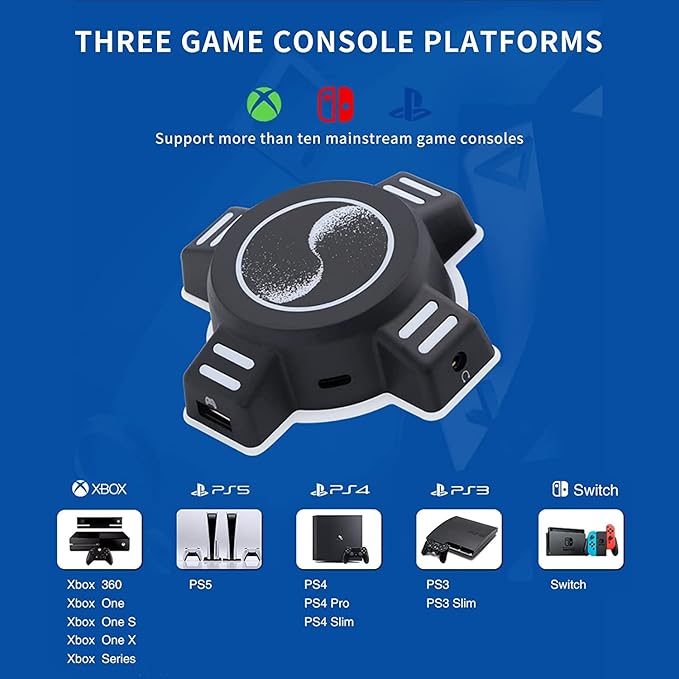 RGB Gaming Keyboard and Mouse for PS4/Xbox One/Nintendo Switch/PS3 /PC - T
