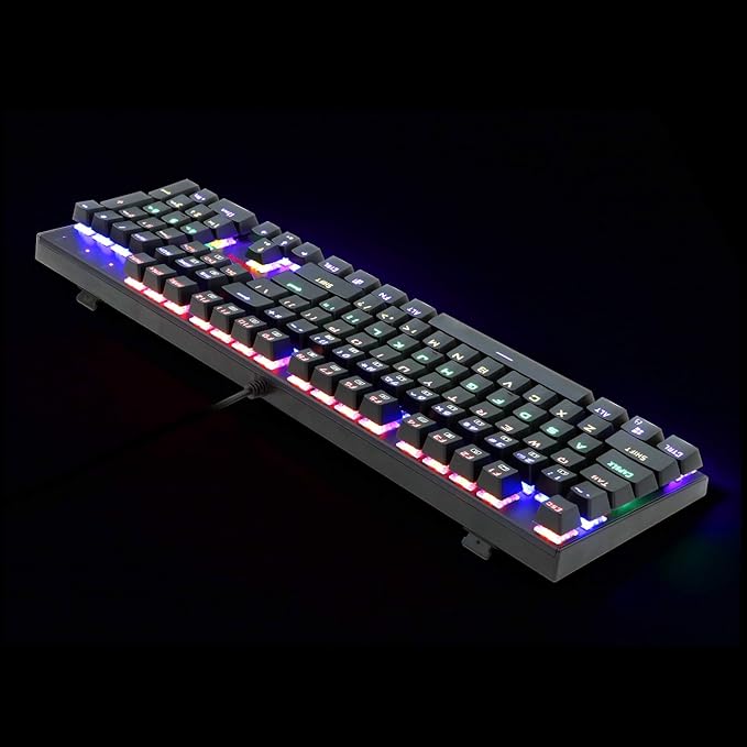 Redragon K565E Rudra Rainbow Mechanical Wired Gaming Keyboard - Blue Switch