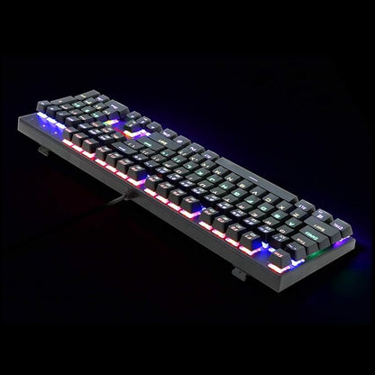 Redragon K565E Rudra Rainbow Mechanical Wired Gaming Keyboard - Blue Switch