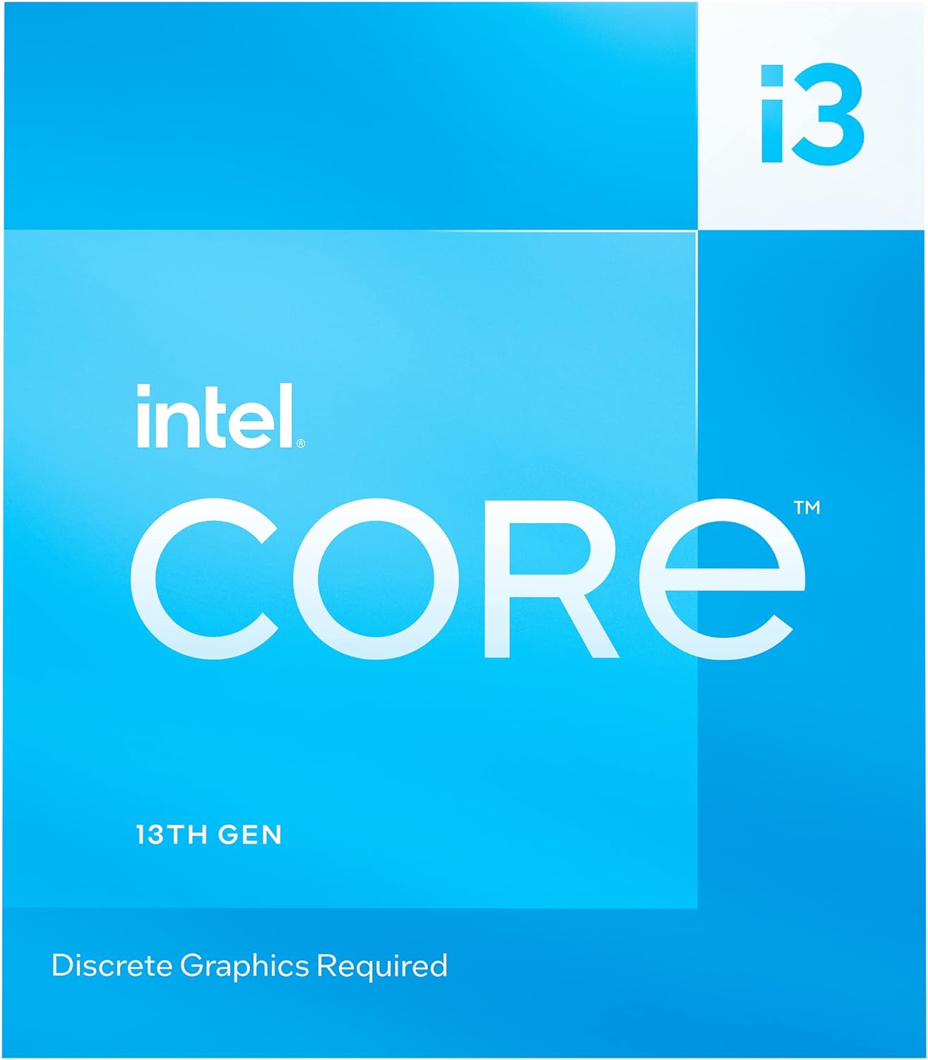 Intel i3-13100F Desktop Processor - 4 Cores, 12MB Cache, up to 4.5 GHz