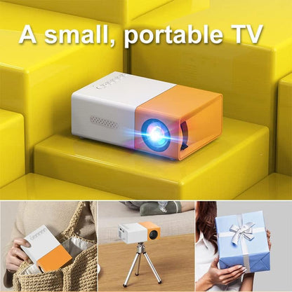 Portable Mini projectors LED Micro Projector 1080P Home Party Meeting Theater Projector(2020 Upgraded Version), Wi-Fi