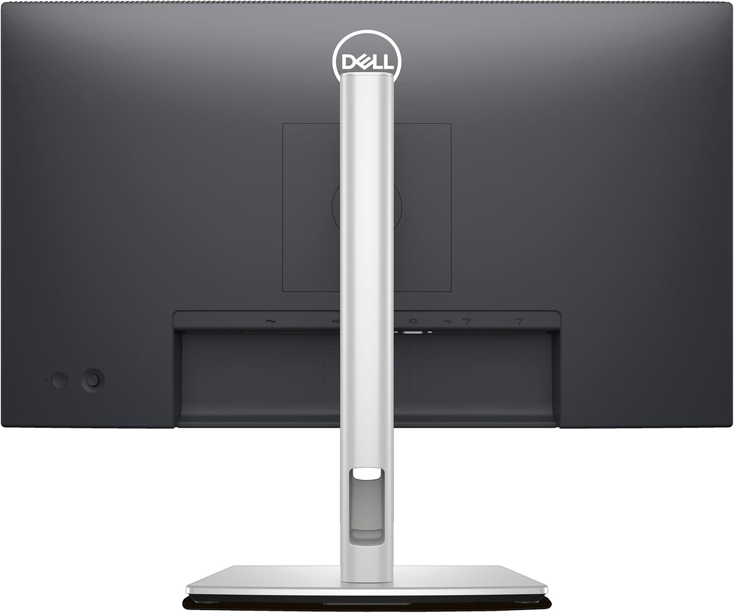 Dell P2425H 24" Full HD (1920x1080) Monitor, 100Hz, IPS, 5ms, 99% sRGB, USB-C, DisplayPort, HDMI, VGA, 4x USB, 3 Year Warranty, Black