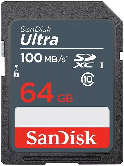 SanDisk Ultra 64GB SDXC Memory Card 100MB/s