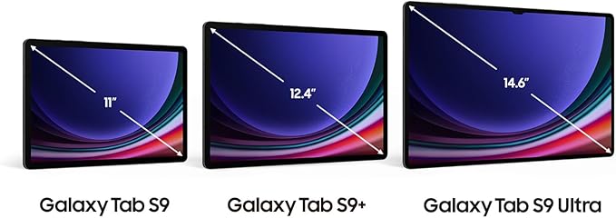 Samsung Galaxy Tab S9 WiFi Android Tablet, 8GB RAM, 128GB Storage MicroSD Slot, S Pen Included, Graphite (UAE Version) - T