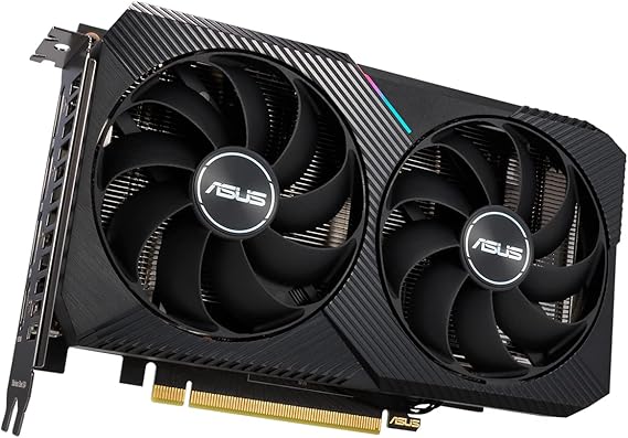 ASUS Dual GeForce RTX 3050 OC Edition 8GB GDDR6 RAM Graphics Card 128 bit 2560 CUDA Cores PCIE 4.0 3 Years Warranty High End Gaming Mining Editing