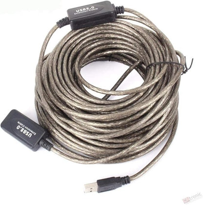 20M Cable Male to Female USB2.0 Extension Active Repeater 480Mbp for computer