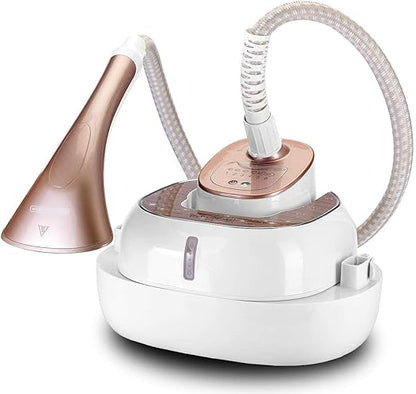 Black & Decker 2000W Digital Garment Steamer, White/Gold - Gstd2050-B5