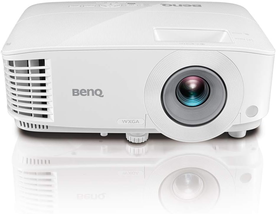 BenQ Office Projector WXGA 3600 Lumens (MW550), DLP, 1280x800, High Brightness, High Contrast 20000:1, Dual HDMI, VGA, Keystone, Simple Configuration, SmartEco Technology