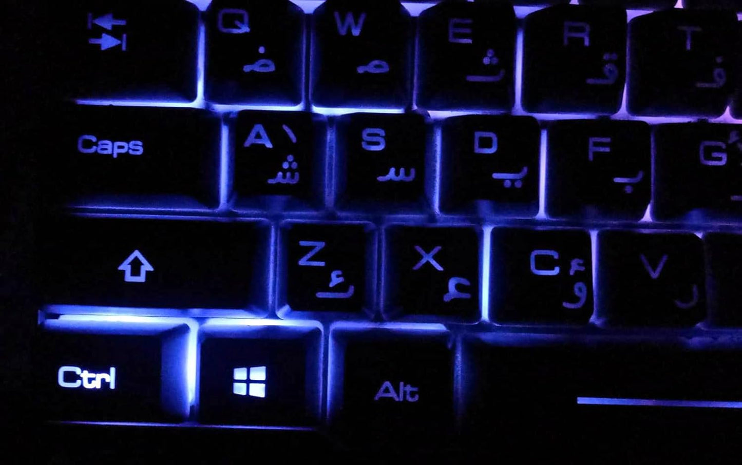 USB Wired RGB LED Lighted KEYS Keyboard For Computer