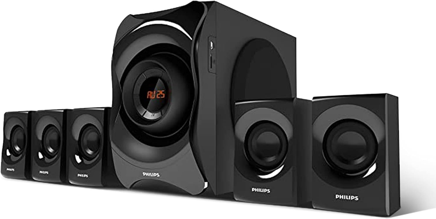 Philips SPA8000B Bluetooth Speakers, Black - T