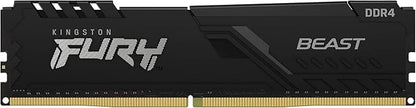 Kingston FURY Beast RGB 16GB 3200MHz DDR4 CL16 Desktop Memory Single Stick KF432C16BBA/16