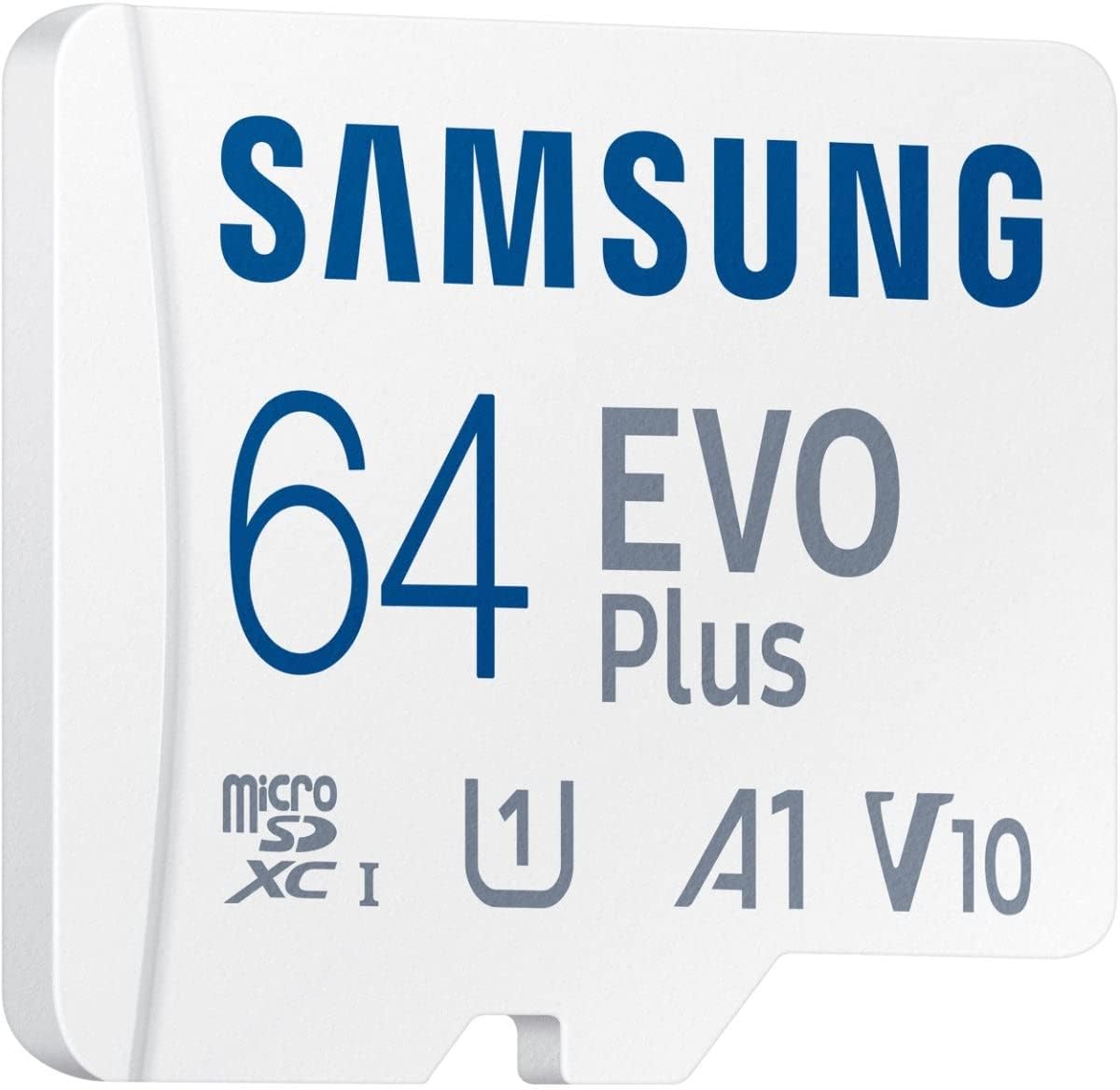 SAMSUNG Evo Plus 64GB MicroSD SDXC U1 Class 10 A1 Memory Card 130MB/S Adapter 2021