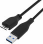 Zonic z1011 external hard disk usb 3.0 data cable for hard disk and charger tablet super speed 50cm - black