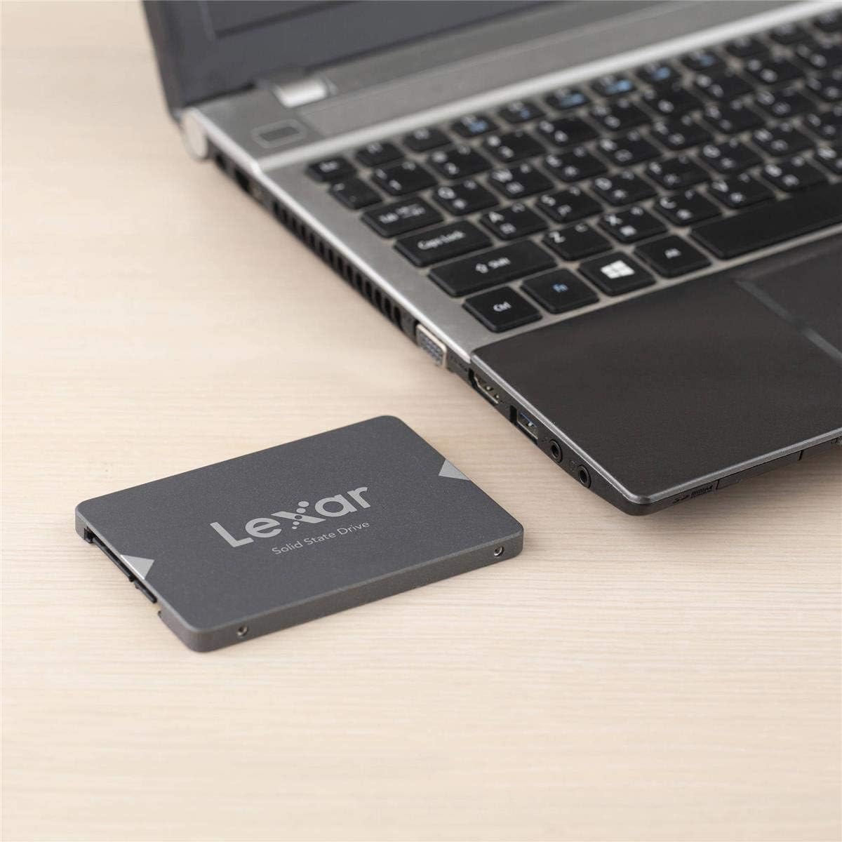 Lexar NS100 2.5-inch SATA III SSD Solid State Drive 512 GB internal for laptop and PC - T