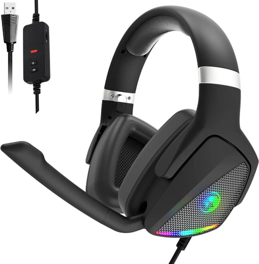 Marvo Gaming Headsets 7.1 Virtual Surround Sound HG9068 - Black