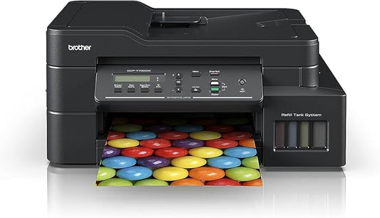 Brother Wireless All In One Ink Tank Printer, DCP T720DW, Automatic 2 Sided Features, Mobile & Cloud Print And Scan, High Yield Ink Bottles