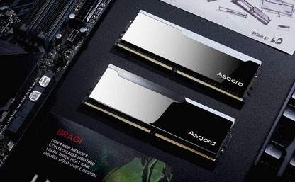 DDR5 RAM Bragi Asgard V3 Memoria Ram DDR5 32GB (16GBx2) 7200MHz Specially Selected B-die Desktop Memory Mirror Design