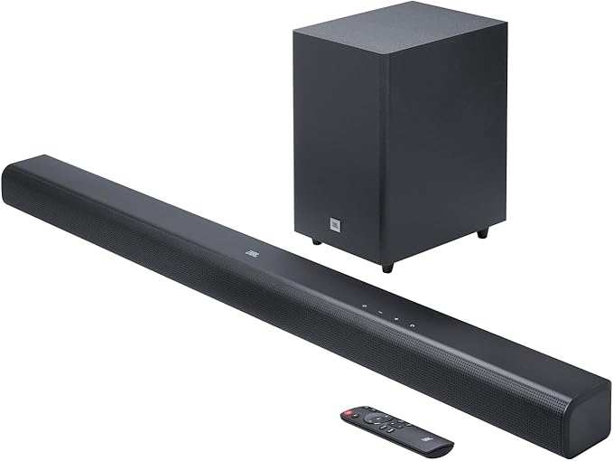 JBL Cinema SB 550 3.1 Channel Soundbar with Wireless Subwoofer and Dolby Audio, 250 W, HDMI ARC and Wireless Bluetooth Streaming, Black|1 year manufacturer warranty