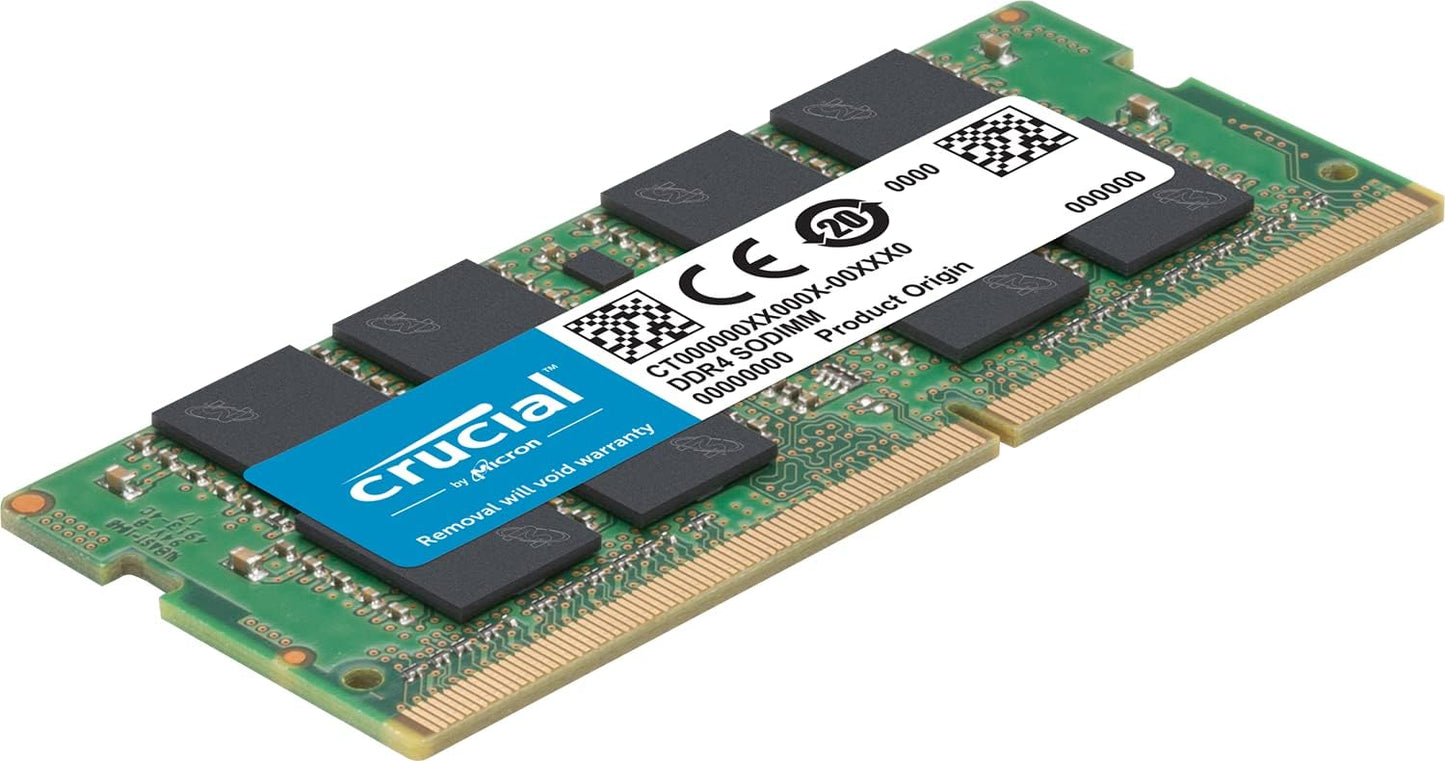 Crucial RAM CT16G4SFD832A 16GB DDR4 3200MHz CL22 (or 2933MHz or 2666MHz) Laptop Memory