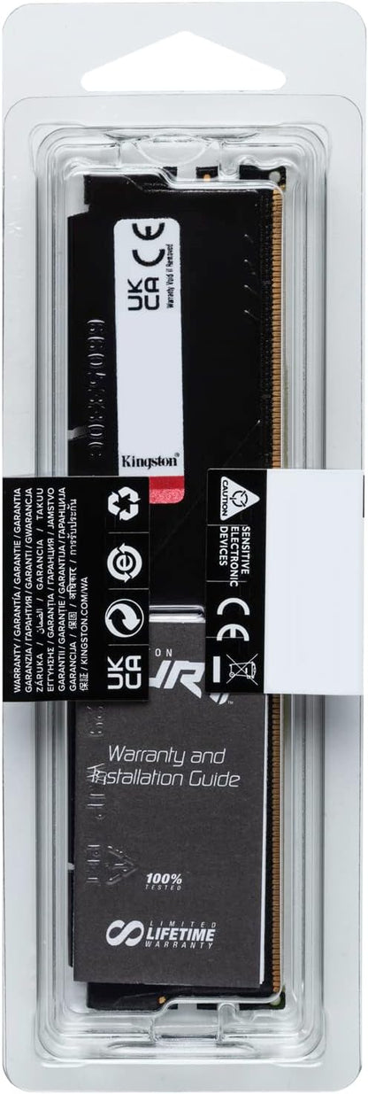 Kingston Fury Beast 16GB DDR5 5200MHz CL40 KF552C40BB-16 Desktop Memory - T