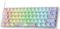 Redragon K617 SE 60% Wired RGB Gaming Keyboard, 61 Keys Compact Full-Transparent Mechanical Keyboard w/Translucent Board, Custom Linear Switch, Pro Driver/Software Supported