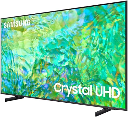 Samsung 55 Inch TV Crystal Processor 4K LED with Built-in Receiver - Black - UA55CU8000UXEG [2023 Model]