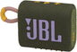 JBL GO 3 Portable Waterproof Bluetooth Speaker - Green