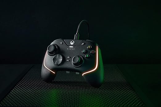 Razer Wolverine V2 Chroma Wired Gaming Controller for Xbox Series X|S, Xbox One, PC: RGB Lighting - Remappable Buttons & Triggers - Mecha-Tactile Action Buttons & D-Pad - Trigger Stop-Switches - Black