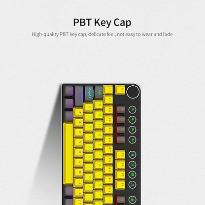 MAGIC REFINER MK-13 Gaming Mechanical Keyboard - Red Switch - Multimadia keys - Volume Wheel - Aluminium alloy panel