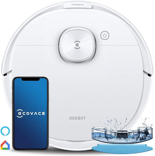 ECOVACS 2300Pa Suction Power Deebot N8 Robot 2-in-1 Multi-Floor Mapping Vacuum Cleaner