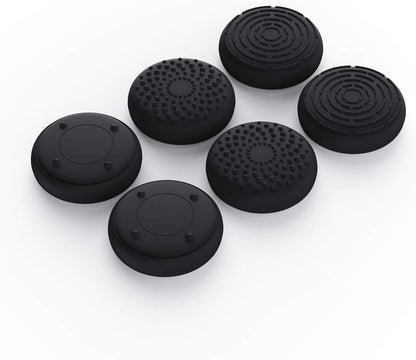 eXtremeRate PlayVital Midnight Blue 3D Studded Edition Anti-slip Silicone Cover Skin for Xbox Series X Controller, Soft Rubber Case Protector for Xbox Series S Controller with 6 Black Thumb Grip Caps - T