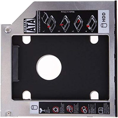 Generic 9.5mm Universal Sata 2nd Hdd Ssd Hard Drive Caddy For Cd/dvd-rom Optical Bay High Quality - T
