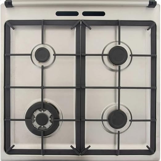 Zanussi Free Standing Cooker, 60 Cool Max (Hot & Cooling Fan + Digital Timer + cast iron pan support + Full Safety + Brushed Stainless Steel) - ZCG64396XA