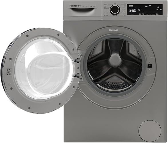 PANASONIC WASHING MACHINE FULL AUTOMATIC 8 KG 1400 RPM SILVER NA-148VB7