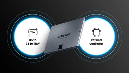 Samsung 1TB 870 QVO Internal SSD - MZ-77Q1T0BW - T