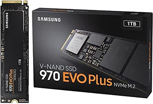 SAMSUNG SSD 970 EVO Plus 1TB M. 2 R. 3500 W. 3300 V-NAND MLC PCIe3x4 NVMe1.3 Computer Drive