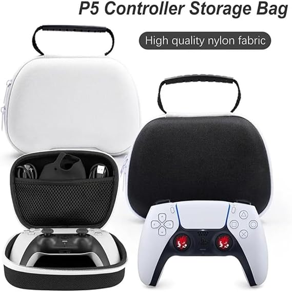 Controller case For Dualsense Dualshock Sony PS5 PS4 Playstation PS 5 4 3 Xbox Series One S X support all gamepads (White)