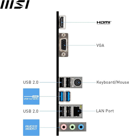 MSI PRO H510M-B (Socket 1200/H470/DDR4/S-ATA 6Gb/s/Micro ATX) - T
