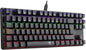 T-DAGGER TGK313 BORA Gaming Mechanical Keyboard - Rainbow LED Lighting -TKL Size 87 Key - AR/EN Key || (T-TGK313) (Blue Switch), Bluetooth