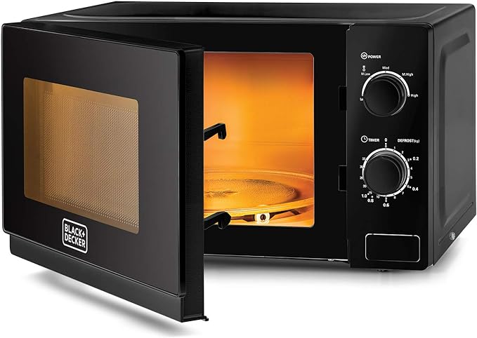 Black & Decker 20L Microwave Oven, Grey- MZ2020P-B5